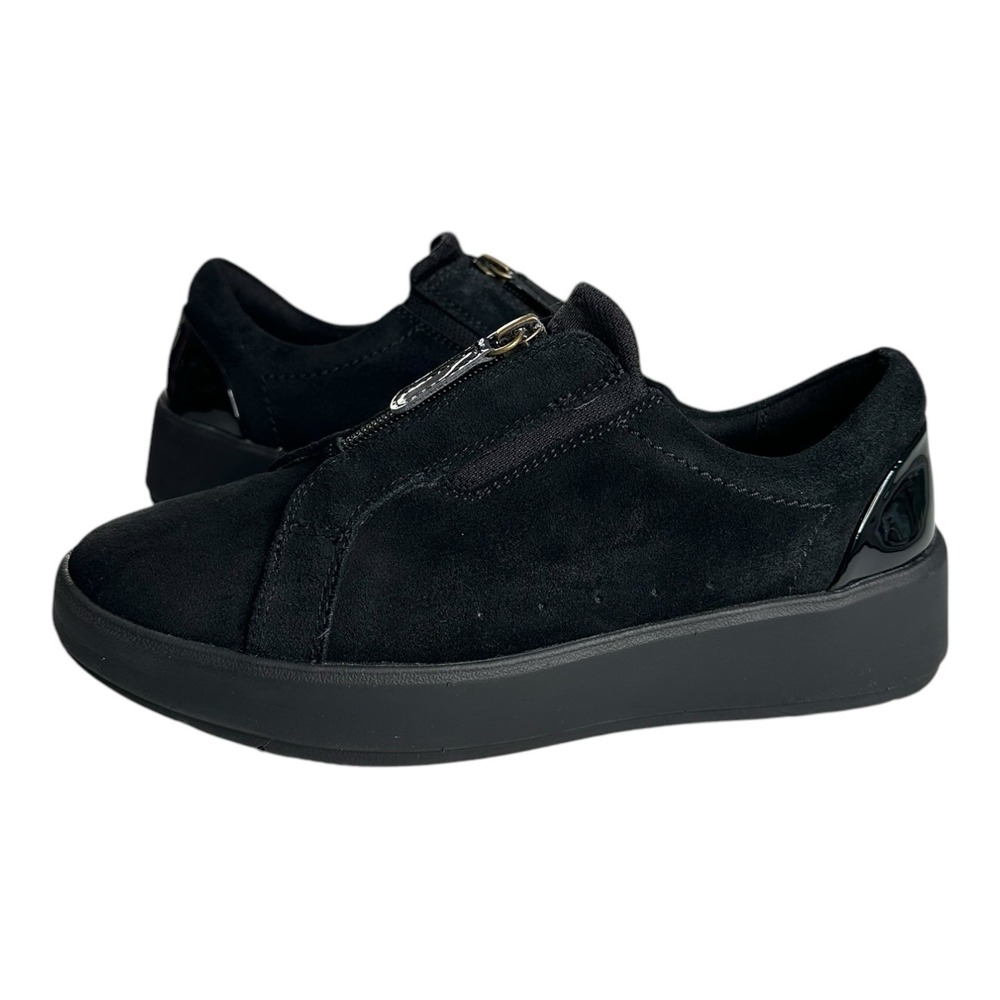 Clarks Women's Layton Rae Black‎ Foam Zip 26175745 Size US W6